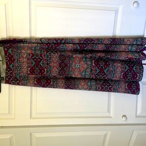 Anthropology- Vanessa Virginia long skirt size XS